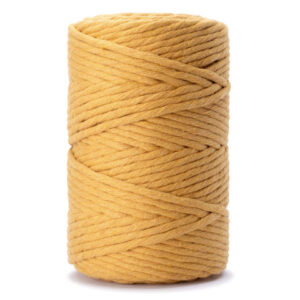 5mm 50m makramee sinepikollane