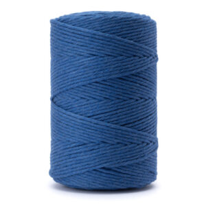 3mm 100m makramee teksasinine