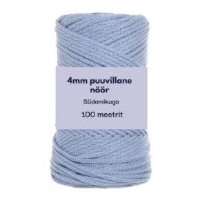 4mm 100m punutud nöör taevasinine