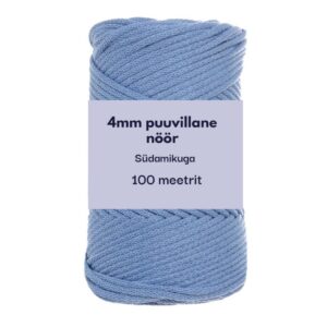 4mm 100m punutud nöör tumedam taevasinine