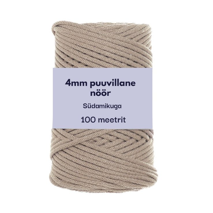 4mm 100m punutud nöör kartong