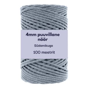 4mm 100m punutud nöör hele teksasinine