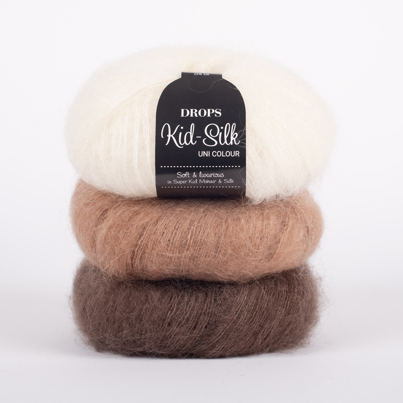 DROPS Kid-Silk rubiinpunane 69 - Image 2